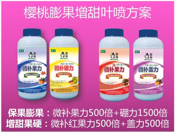 櫻桃用什么葉面肥？